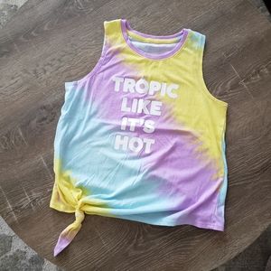 🌷Arizona Jean Girls tie dye tank top size Large 14